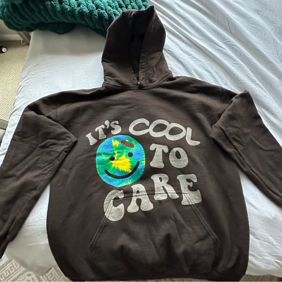 LONELY GHOST | Tops | Lonely Ghost Its Cool To Care Hoodie | Poshmark
